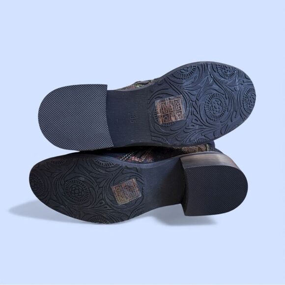 Spring Step L’Artiste Chrissy-BM Boots | Black Multi | Size 35 (US 5) - Picture 4 of 7